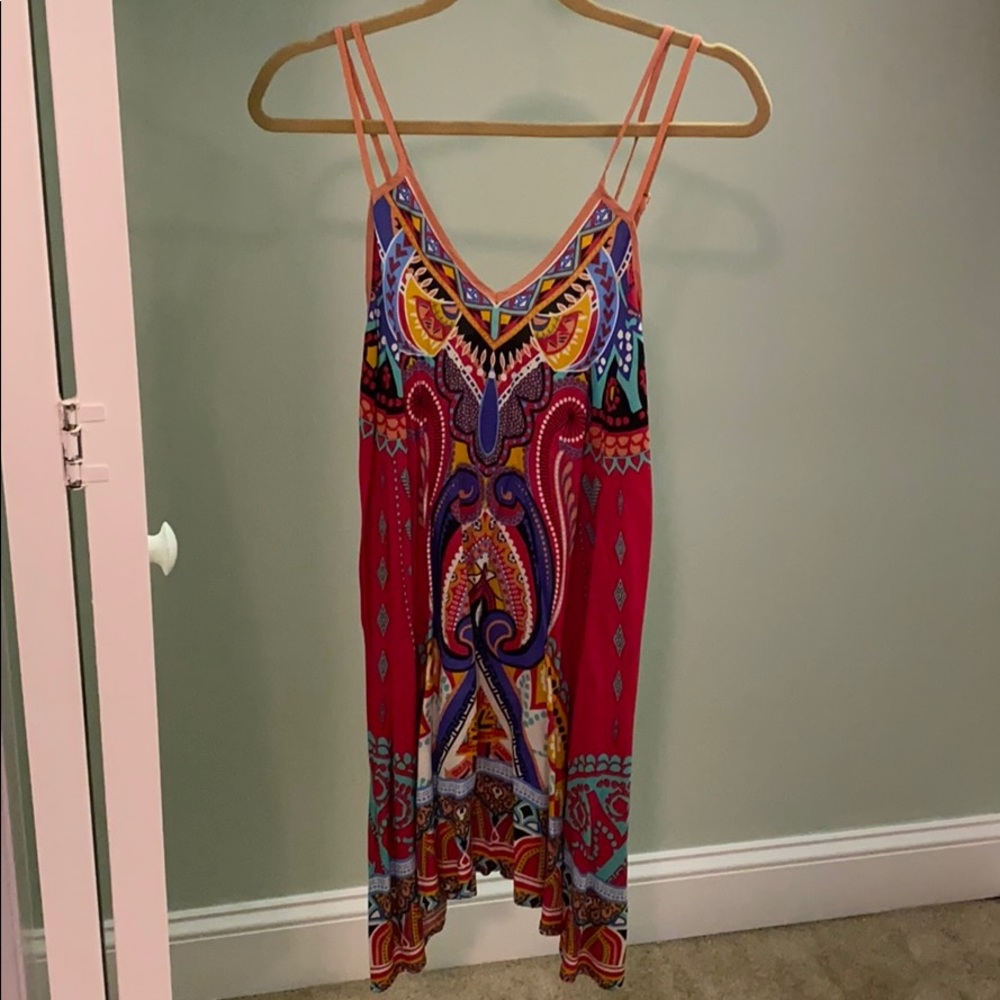 Spaghetti strap flowy sundress